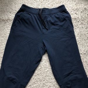 Lululemon navy blue tapered joggers
